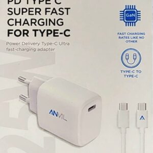 מטען מהיר 25W Type c anvil