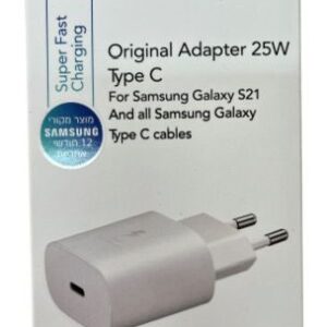 ראש מטען סמסונג 25W לבן רשמי סאני